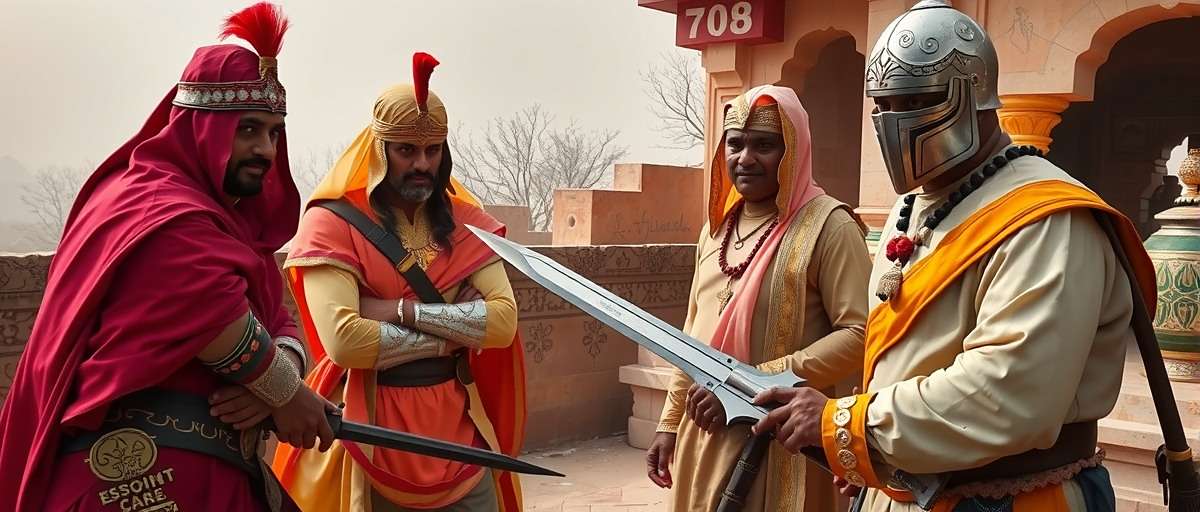 Asafoetida Assassins Fight Historical Meetup Asafoetida Assassins Fight community meetup in Jaipur with players dressed as historical warriors discussing strategies